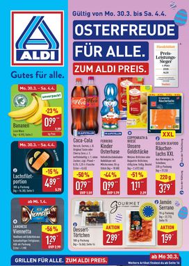 ALDI Nord-Prospekt von Montag 30.03.