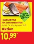 FISCHERSTOLZ ASC Lachsforellenfilet 785g im Angebot
