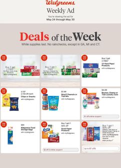 Walgreens weekly ad from Sunday 05/24