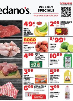 Sedano's weekly ad from Wednesday 07/29