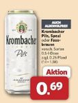 Krombacher Pils, Spezi oder Fassbrause 0,5 l