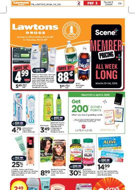 Lawtons flyer from Friday 03-20