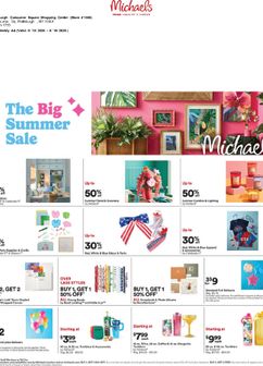 Michaels weekly ad from Sunday 05/10