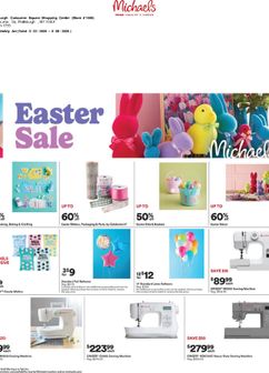 Michaels weekly ad from Sunday 03/22