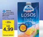 Losos filety hlbokozmrazené, glazované 500 g