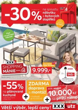 XXXLutz - Sleva 30 % téměř na všechno