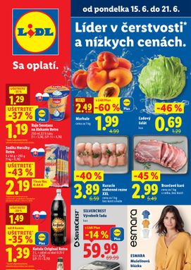 Lidl leták platný od pondelka 15.06.