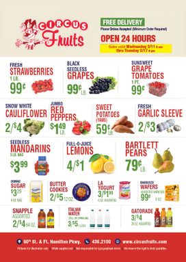 Circus Fruits weekly ad from Wednesday 03/11