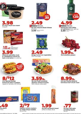 Hy Vee weekly ad from Monday 03/09