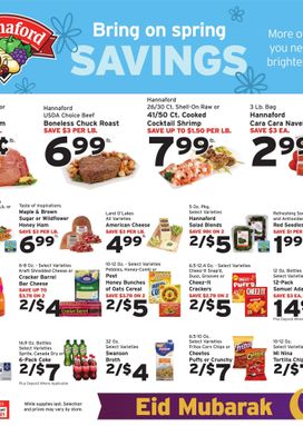 Hannaford weekly ad from Sunday 03/15