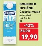 Bohemilk Opočno čerstvé mléko polotučné 1 l