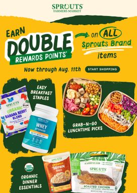 Sprouts Farmers Market weekly ad from Wednesday 07/29