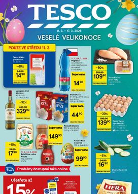 Tesco leták od středy 11.03.