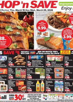 Shop & Save Market weekly ad from Thursday 03/19