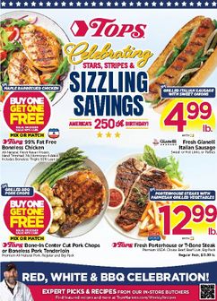 Tops Markets weekly ad from Sunday 05/24