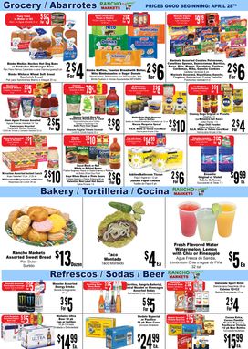 Rancho Markets weekly ad from Tuesday 04/28