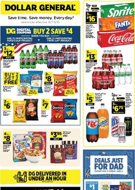 Dollar General weekly ad from Sunday 06/07