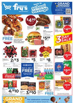 Fry's Food Stores weekly ad from Wednesday 07/22