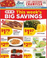 H-E-B weekly ad from Wednesday 05/13