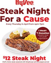 Hy Vee - Steak Night for a Cause