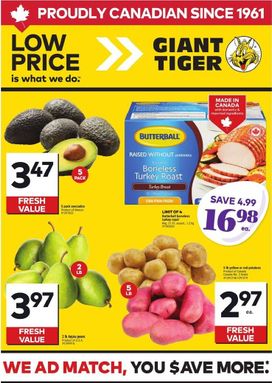 Giant Tiger flyer from Wednesday 03-18