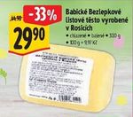 Babické Bezlepkové listové těsto vyrobené v Rosicích 300 g