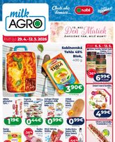 Milk Agro leták platný od stredy 29.04.