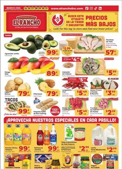 El Rancho weekly ad from Wednesday 03/25