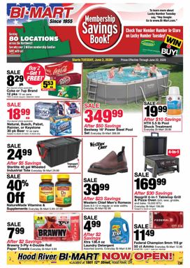 Bi-Mart weekly ad from Tuesday 06/02