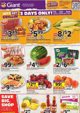 Giant weekly ad from Friday 07/24