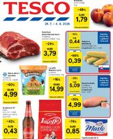 Tesco leták platný od stredy 29.07.