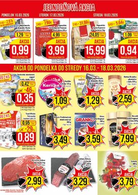 Klas leták platný od pondelka 16.03.