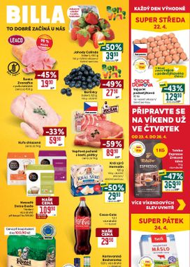 Billa leták od středy 22.04.