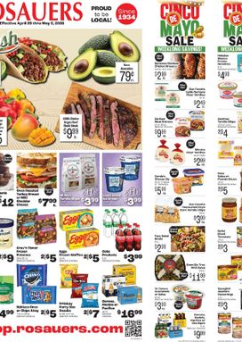 Rosauers weekly ad from Wednesday 04/29