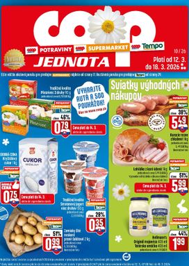 COOP Jednota leták platný od štvrtka 12.03.