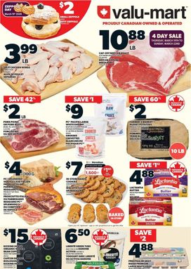 Valu-Mart flyer from Thursday 03-19