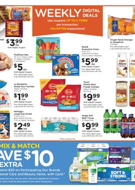Kroger weekly ad from Wednesday 04/29