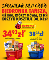 Biedronka Poľsko - Tani koszyk