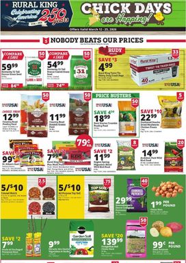 Rural King weekly ad from Thursday 03/12
