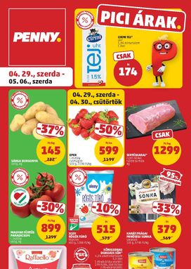 PENNY Maďarsko leták platný od stredy 29.04.