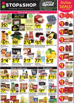 Stop and Shop weekly ad from Friday 07/31