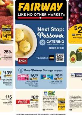 Fairway weekly ad from Friday 03/13