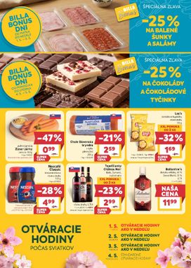 Billa leták platný od stredy 29.04.