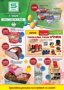 Sintra leták platný od štvrtka 05.03.