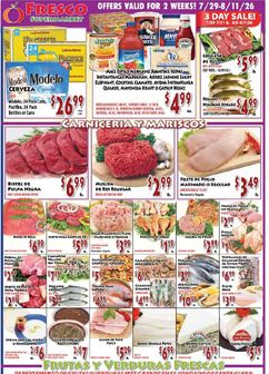 Fresco Supermarket weekly ad from Wednesday 07/29