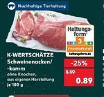 K-WERTSCHÄTZE/100g im Angebot