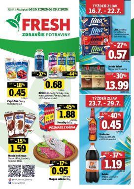 Fresh - Stredné a západné Slovensko
