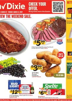Winn-Dixie weekly ad from Wednesday 03/25