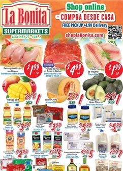 La Bonita weekly ad from Wednesday 05/27