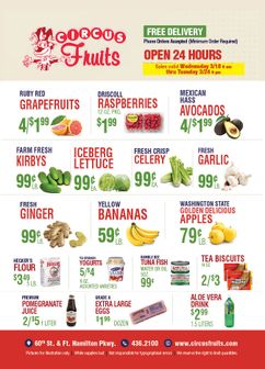 Circus Fruits weekly ad from Wednesday 03/18